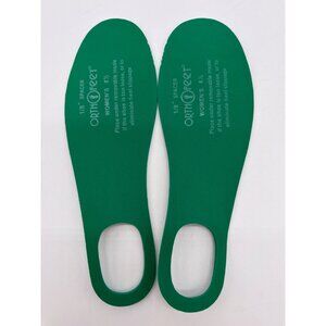 Orthofeet Womens 1/8" Spacer Insoles 8.5 Green